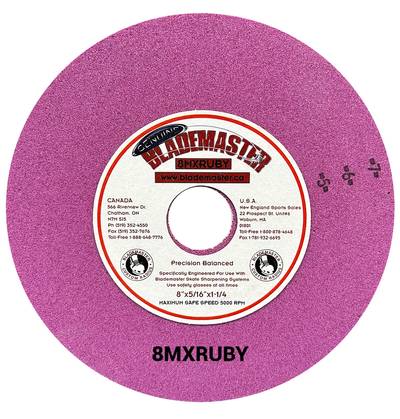 Luistimien Teroituslaikka 8" Ruby Red Luistimien Teroituslaikka 8" Ruby Red